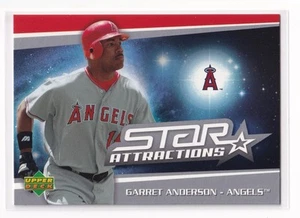 2006 UpperDeck Garret Anderson #SA-GA - Star Attractions - Picture 1 of 3