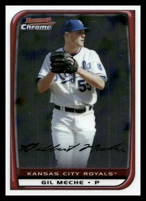 2008 Bowman Chrome - Gil Meche #35 - Image 1 of 2
