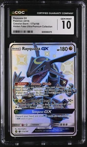 RAYQUAZA GX Celestial Storm Ultra Rare Holo #177a CGC 10 Pokemon [Nostalgium] - Picture 1 of 2