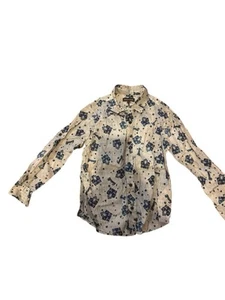 Roberto Cavalli Boys Kids Button Down Long Sleeve Skill Shirt Size 6A - Picture 1 of 4