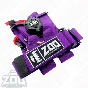 Zoo Performance 3" FIA Approved 6-Point Race Harness - Purple - Bild 1 von 10