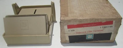 1968-1975 GM Accessory Underseat Litter Container Buick Chevrolet Pontiac Oldsmo - Image 1 of 4