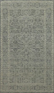 Gray Indian Handmade Oushak Room Size Area Rug Oriental Carpet 5x8 - Picture 1 of 13