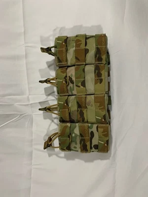 NUEVO Multicam Quad 4 Mag Molle bolsa Foto 1 de 4
