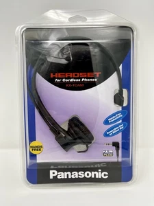 Panasonic Freisprech-Headset für schnurlose Telefone 2,5 mm Klinke schwarz KX-TCA60 NEU - Bild 1 von 2