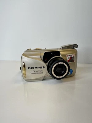 Olympus Stylus Epic Zoom 80 Point & Shoot Film Camera - Image 1 of 4