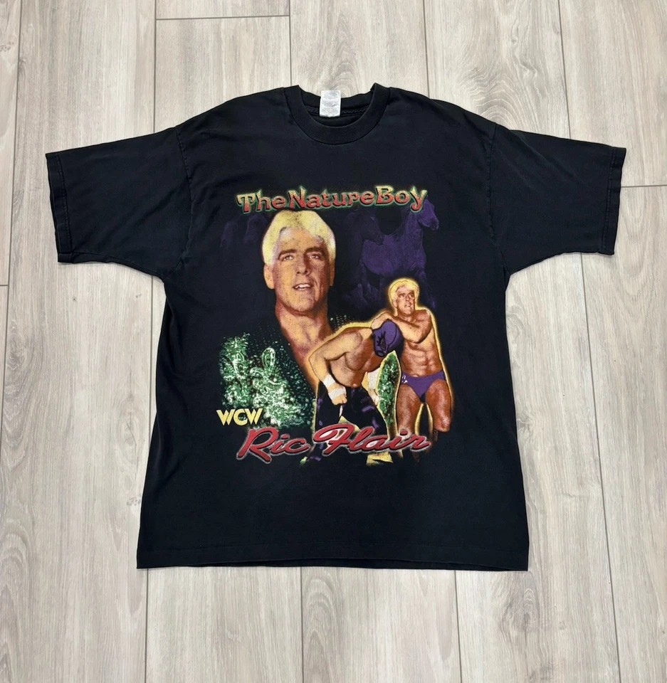WWF Vintage 1997 Ric Flair Nature Boy Tee RARE wrestling WWE t Shirt - Image 1 of 4