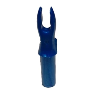 100 Count Bohning X 5mm Arrow A Nocks: Satin Blue: 7 Grain: .204 ID - Picture 1 of 3