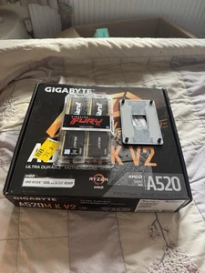 Carte mère Ryzen 5600x, A520M, 16 Go RAM DDR4 combo - Photo 1/6