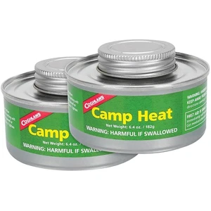 Coghlan's Camp Heat Emergency Cooking Fuel Can (2 Pack), Recloseable 4-6 hr Burn - Picture 1 of 3