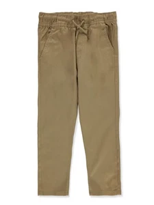 Nautica Boys’ Drawstring Twill Pants Color: khaki Size: 4 - Picture 1 of 2