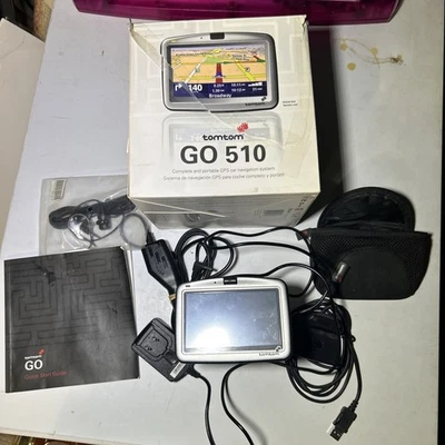 TomTom GO 510 GPS Unit & Accessories Bundle - Tested- Read Description - Image 1 of 4