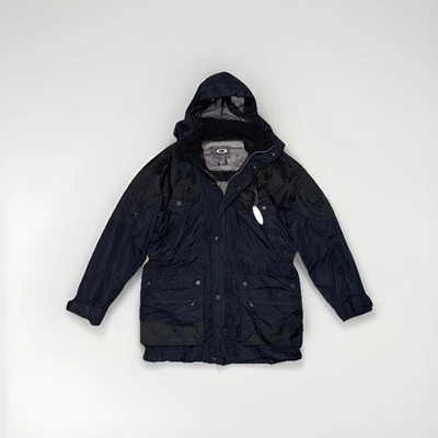 Vintage Oakley Genuine Software Ski Jacket Men's Size Large Softshell Nylon Coat - Image 1 of 4