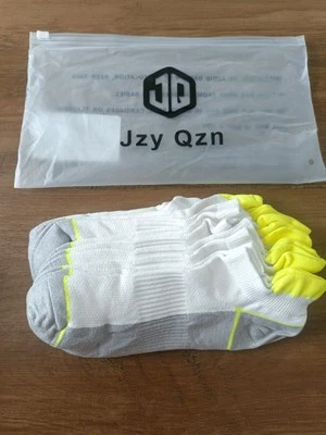 5 PCS Jzy Qzn Copper Antibacterial Unisex Athletic Socks Moisture Wicking