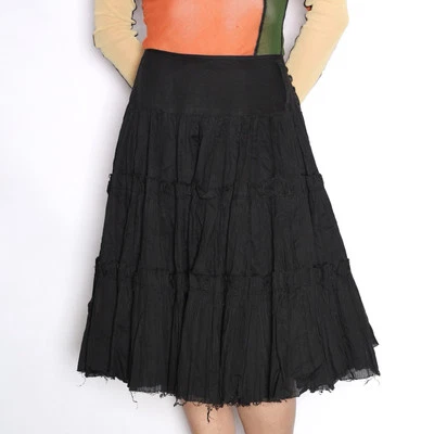 Jean Paul Gaultier Femme Vintage Cotton Ultra Wide Skirt Archive Rare Layered - Image 1 of 4