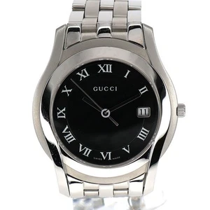 Gucci Ya055302 5500M G-Klasse Quarzuhr Schwarz Gebraucht - Bild 1 von 9