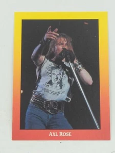 AXL ROSE 1991 ROCKCARDS Brockum Promo RC Rookie #1 - Picture 1 of 2