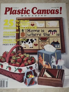 Plastic Canvas Magazine July/August 1989 -  No. 3 - 25 projects - Country Horses - Picture 1 of 2