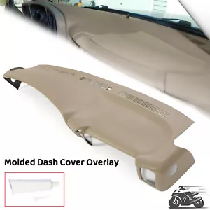 Molded Dash Cover Overlay Painted ABS For Silverado Sierra 1999-2006 Light Tan - Picture 1 of 24