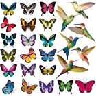 26 Pcs Bird Butterfly Window Clings -Collision Window Static Stickers Decor2076