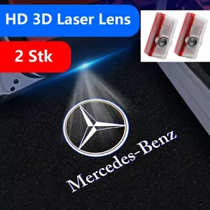 2x Proiettore Laser LED per Mercedes W176 W177 W242 W247 W205 W212 W213 Luce Porta - Foto 1 di 9