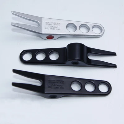 Nueva herramienta de pivote Divot aluminio estampado - plata/negro Foto 1 de 4