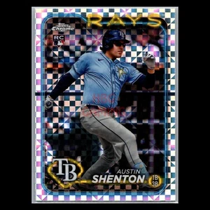 Austin Shenton RC X-Fractor 2024 Topps Chrome Update Tampa Bay Rays #USC119 - Picture 1 of 2