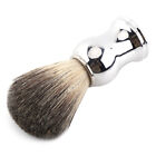 Shaving Mug Bowl Lid Silver Handle Faux Hair Brush Shave Kit Blw