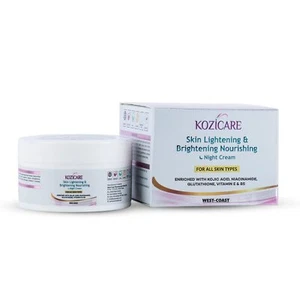 Kozicare Skin Lightening Brightening Nourishing Night Cream Fast Result;
