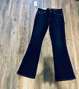 7 For All Mankind "A" Pocket Flare W 29 nuovo con etichette - Foto 1 di 4