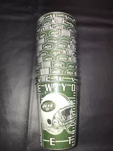 Tazas de plástico duro reutilizables de los New York Jets - Juego de 12 - NFL Football 12 oz - Imagen 1 de 4