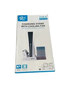 PS5 Stand and Cooling Station with Dual Controller Charging Station - Picture 1 of 2