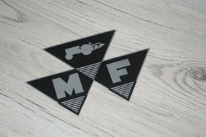 Massey Ferguson MF Traktor Symbol Naklejka Naklejka Etykieta Logo - Zdjęcie 1 z 1