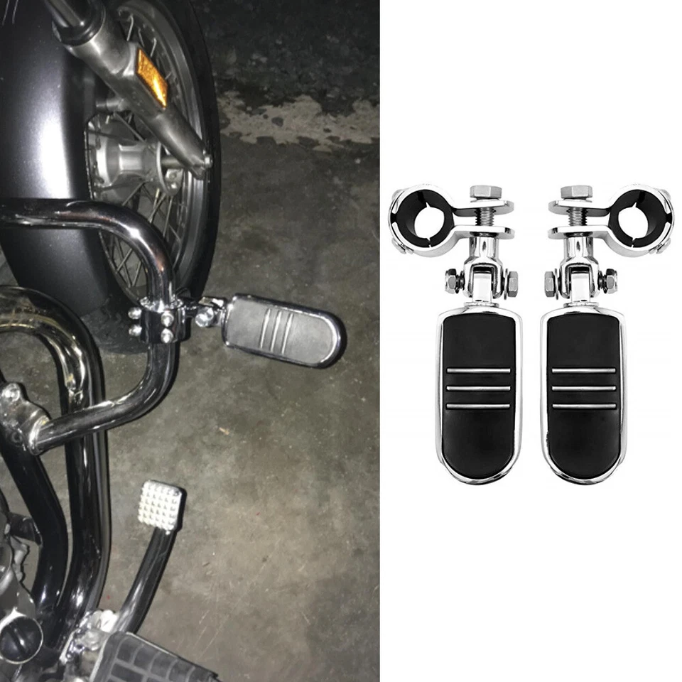 Barra de choque de pedal de 1"" 1-1/4" para Honda Rebel 250 500/Shadow 500 Foto 1 de 4