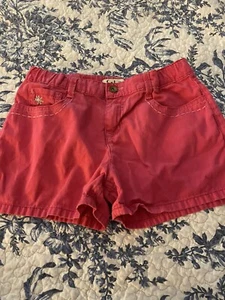Lei girls sz. 16 pink lightweight jean style shorts. Cute, comfortable - Picture 1 of 11