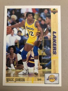 1991-92 Upper Deck International Spanish #67 Magic Johnson Los Angeles Lakers - Photo 1/7