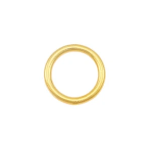 O-Ring 2 Stk. 20,25,30mm Goldfarben Rundring Metall Messing - Picture 1 of 6