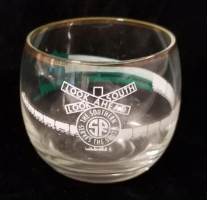 Southern Railroad - Look Ahead Look South - Southern Serves the South: Vtg Glass - Picture 1 of 4