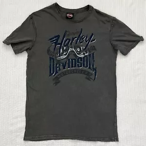 Harley Davidson Gruene Tx New Braunfels Guitar Tshirt Size MD 20.5” X 29” - Picture 1 of 8