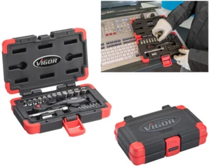 Vigor V3734N Steckschlüssel-Satz 1/4" 23-teilig - Bild 1 von 8