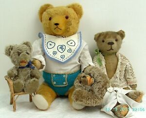 großerhoniggelber Teddybären,früher Charakterbär, Steiff-Zotty,Bären-baby um1930