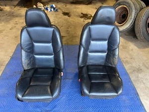 2005-2007 Volvo S60R V70R Front LH & RH Nordkap Leather Power Seats OEM #1226EM - Picture 1 of 24