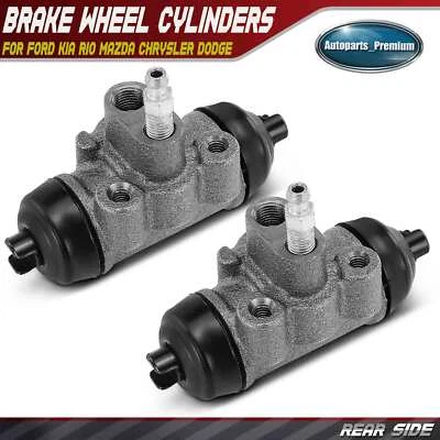 Cilindro de rueda de freno de tambor trasero 2 piezas para Ford Probe Kia Rio Mazda Chrysler Dodge Foto 1 de 4