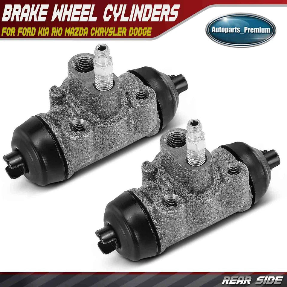 Цилиндр заднего барабанного тормоза колеса 2 шт для Ford Probe Kia Rio Mazda Chrysler Dodge - Изображение 1 из 4