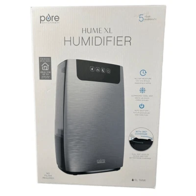 Pure Enrichment Hume XL Cool Mist Humidifier 5L Tank Ultrasonic New Sealed - Image 1 of 4
