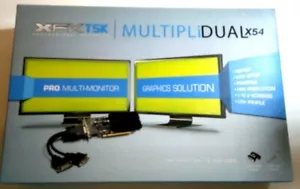 XFX TSK MULTIPLi X54 Monitor Low Profile Graphics C 2ard for Dual Monitor Setup - Picture 1 of 6