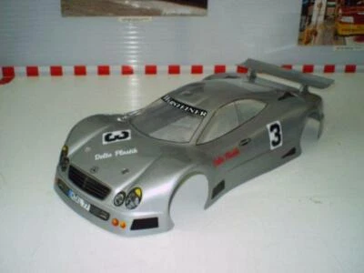 0052 - Carrozzeria Body RC scala 1/10 MERCEDES CLK - touring + ALETTONE  - Immagine 1 di 2