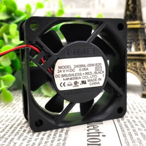 Ventilador de refrigeración industrial servidor doble bola NMB 2408NL-05W-B20 6020 24V 0,06A - Imagen 1 de 6