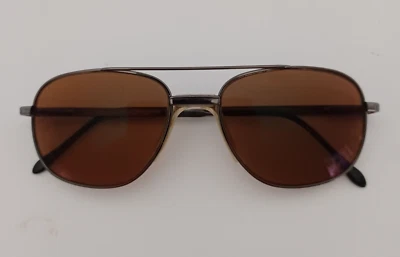 Gafas de sol vintage Marchon Jonathan Gunmetal metal piloto Italia SOLO MARCOS Foto 1 de 4