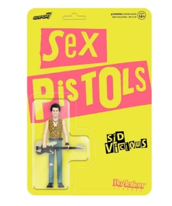 SUPER7 Sex Pistols Sid Vicious Reaction Action Figure 3.75" *NEW* - Picture 1 of 3